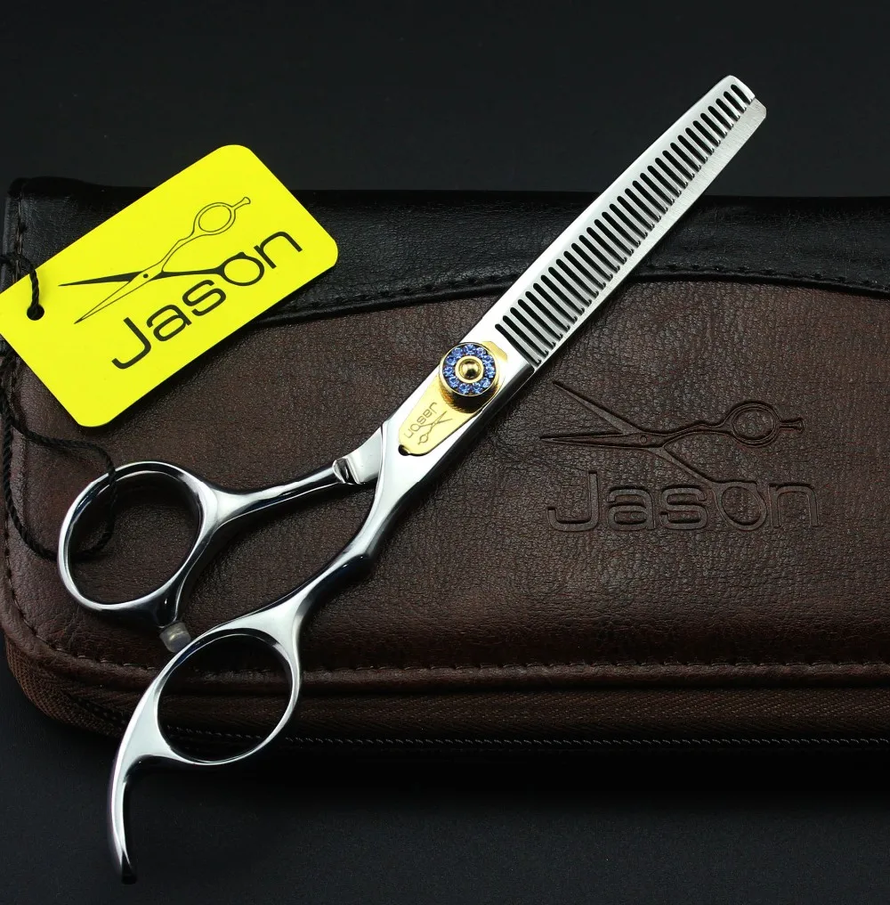 316#" бренд Jason заводская цена Парикмахерские ножницы JP 440C бриллиантовые Парикмахерские ножницы филировочные ножницы для волос