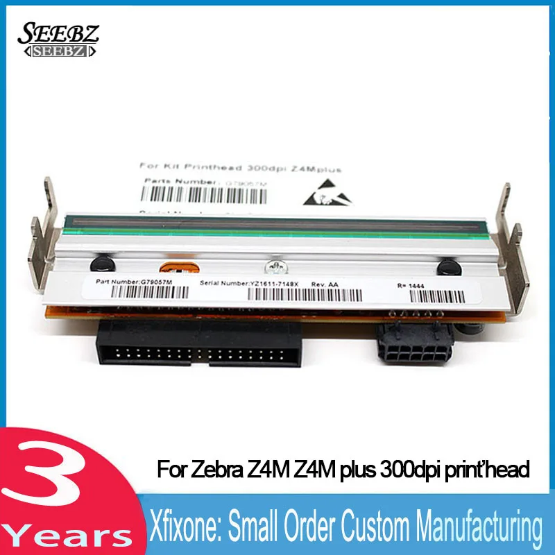 Печатающая головка Z4M plus для Zebra термопринтер штрихкодов 300 точек/дюйм G41401M |
