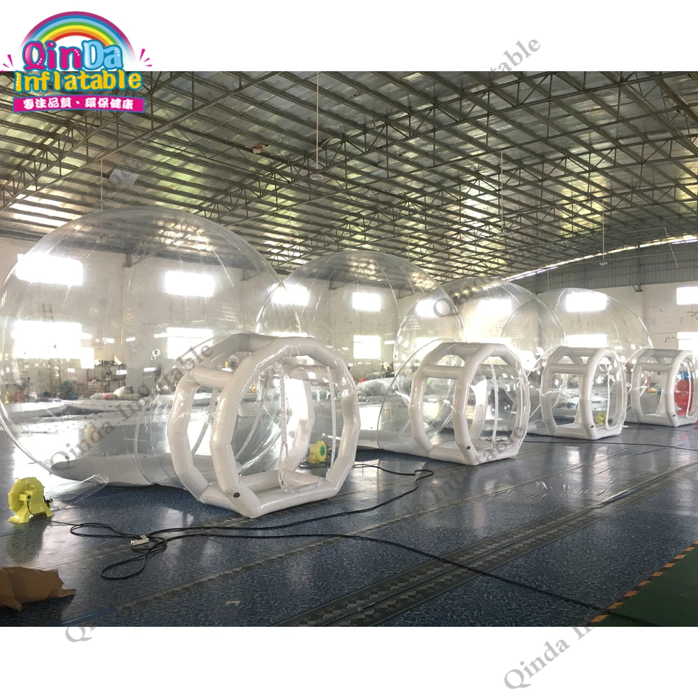  Outdoor single tunnel inflatable bubble tent inflatable bubble lodge tent with factory price