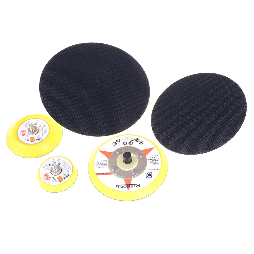 1PC Polishing Sander Backer Plate Napping Hook Loop Sanding Disc Pad Drop Shipping 50/75/100/125/150MM