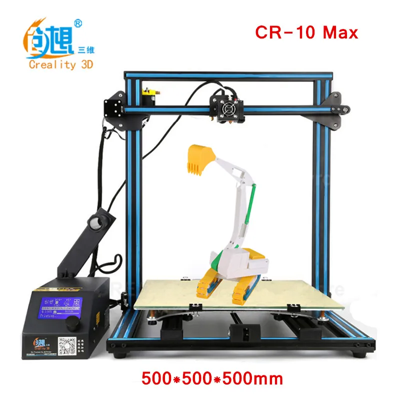 

2017 Latest Various Optional 3D Printer Dual-Leading-screws Rod CR-10 3D Printer Auto Resume Print after Power off/Filament