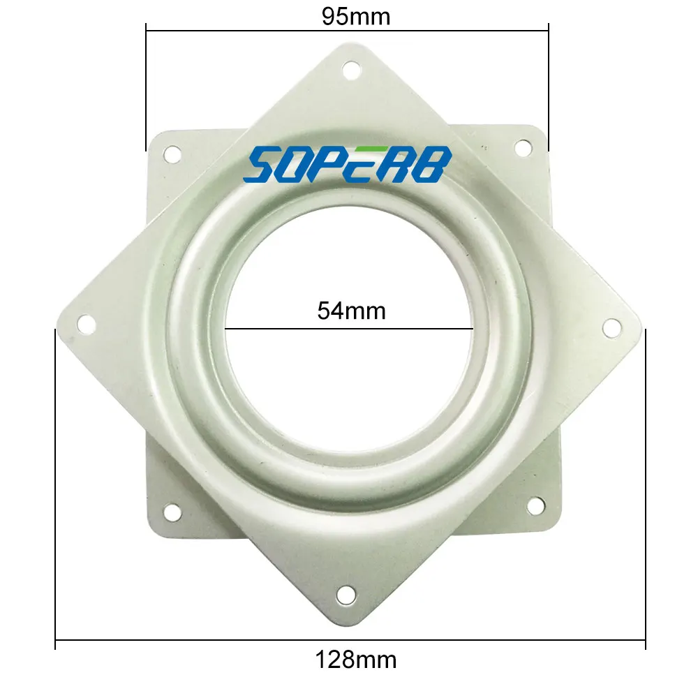95 мм поворотный стол стальной экран обеденный стол Шкаф светильник Lazy Susan подшипник DIY механическое оборудование проекта поворотный подшипник