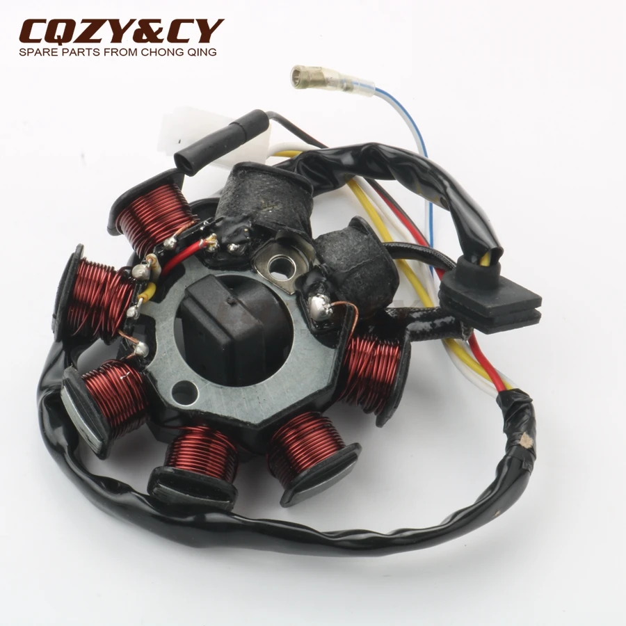 Scooter Stator with 2 cables type for China GY6 50cc 139QMA 139QMB 4 stroke | Автомобили и мотоциклы