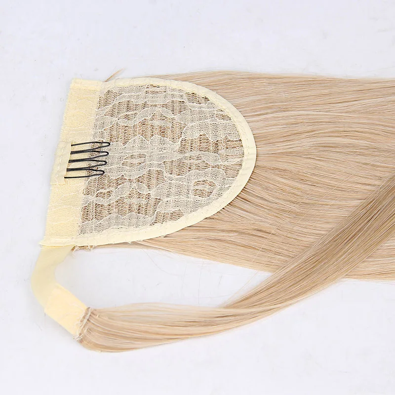 AISI HAIR Synthetic Fake Hair Wraparound Ponytail Extensions 16 Colors Available High Temperature Fiber for Women