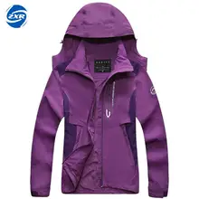 Для женщин Демисезонный толстые спортивные куртки пальто ветрозащитный для походов, альпинизма, туризма Непродуваемая одежда