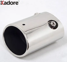 Para toyota Highlander 2007 2008 2009 2010-2012 Punta de La Cola de Escape Silenciador Silenciador de Acero Inoxidable de Ajuste de La Cubierta 1 unids Accesorios del coche