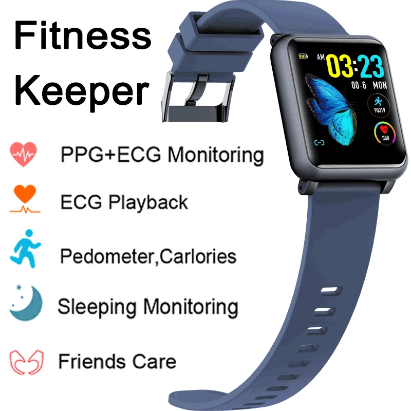 Мужские и женские водонепроницаемые Смарт часы pk e18 Q9 mi band 3 4|Смарт-браслеты| |