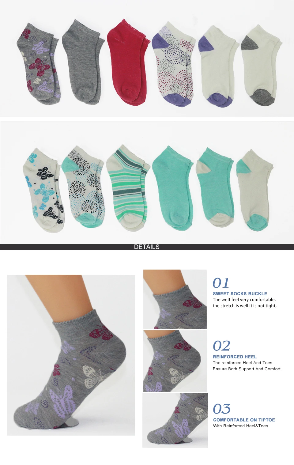 Brand Women Slipper Socks