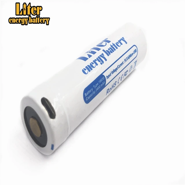 Первый USB 18650 3 7 v 3400mAh перезаряжаемый литиевый аккумулятор непрерывный