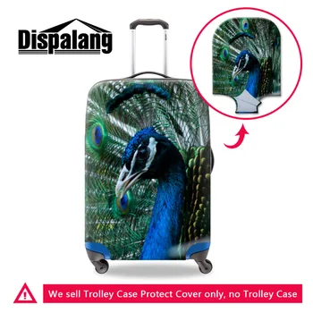 

Fashion 3D Peacock Print Luggage Protective Covers Animal Elastic Stretch Suitcase Protective Covers For 18 to 30 Inch Case