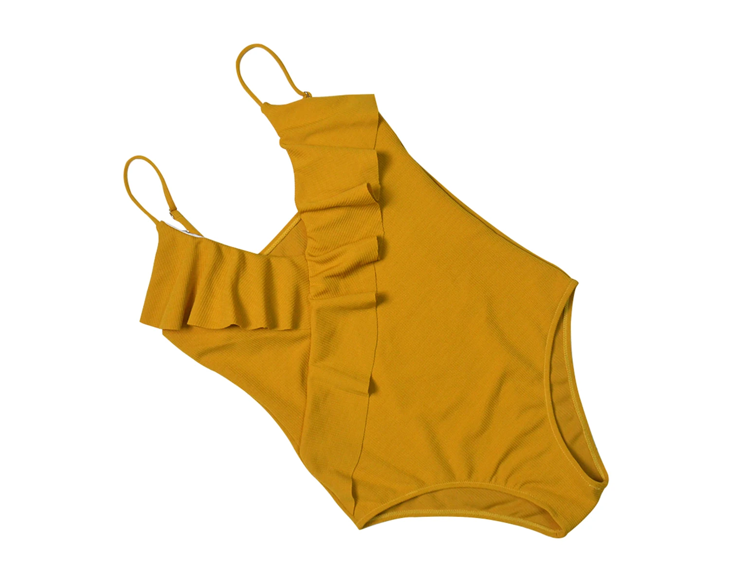 2019 European and American style ruffled new women's AliExpress bodysuit bikini swimsuit swimsuit