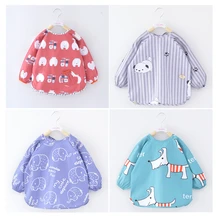 Baby Bandana Bibs Cute Cartoon Baby Bibs Waterproof Infant Eating Children Drawing Long Sleeve Apron Baby Self Feeding Bib Baby Bandana Bibs Cute Cartoon Baby Bibs Waterproof Infant Eating Children Drawing Long Sleeve Apron Baby Self Feeding Bib