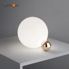 

Postmodern creative glass living room table light art bedside bedroom study designer table lamp
