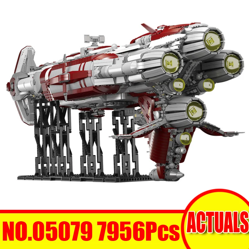 

Lepin 05079 7956Pcs Star Wars Figure MOC Zenith Old Republic escort cruiser Building Blocks Bricks Set Educational Boy Toy Model