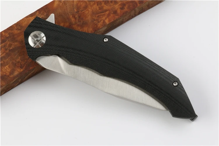 غير المتماثلة D2 شفرة G10 مقبض Edc الطي سكين التكتيكية carambit التخييم Bushcraft بقاء الصيد العسكرية Multitool أداة