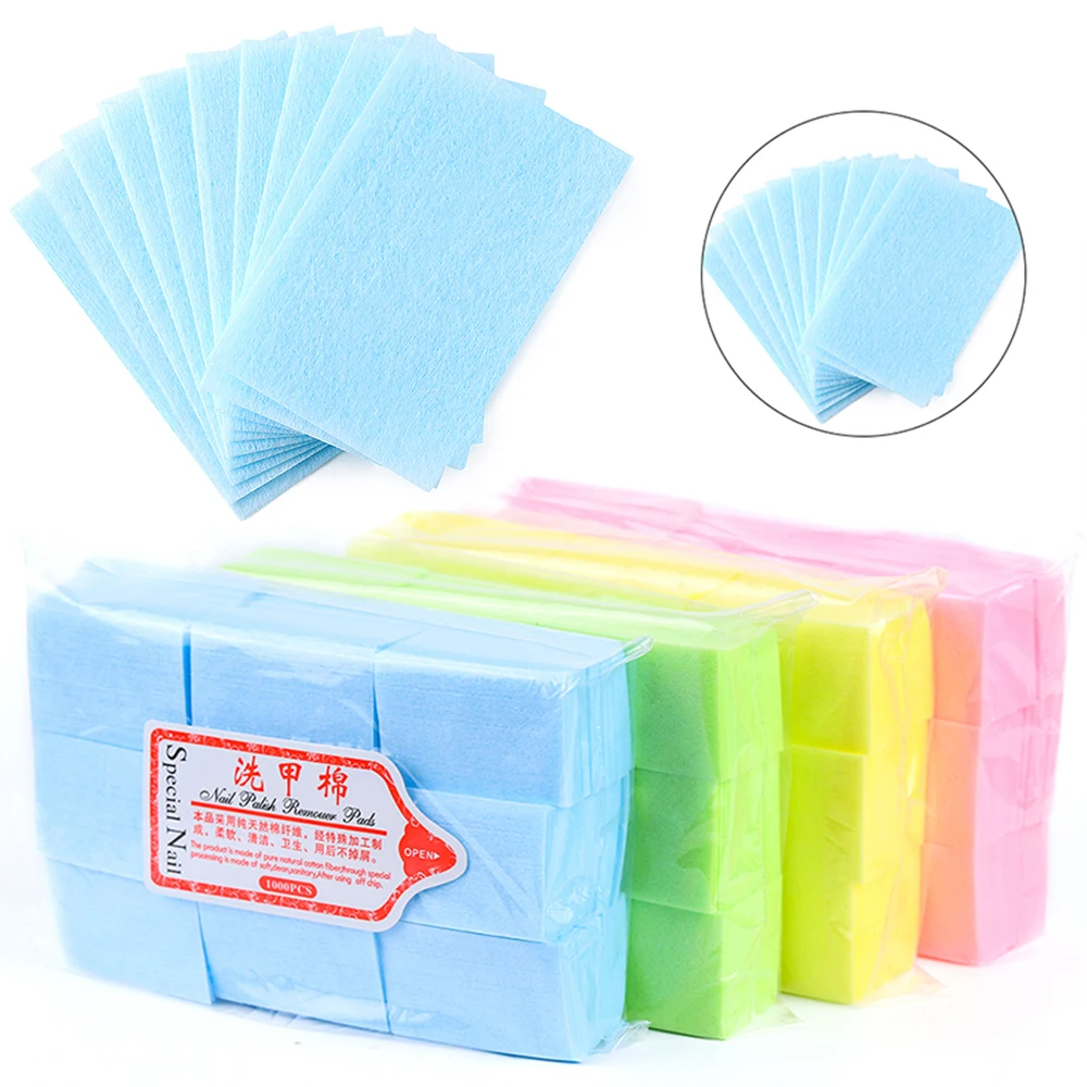 

600pcs Uv Gel Polish Soak Off Wipes Tissue Nail Towel Color Environmental Protection Clean Cotton Disposable Unloading Towel