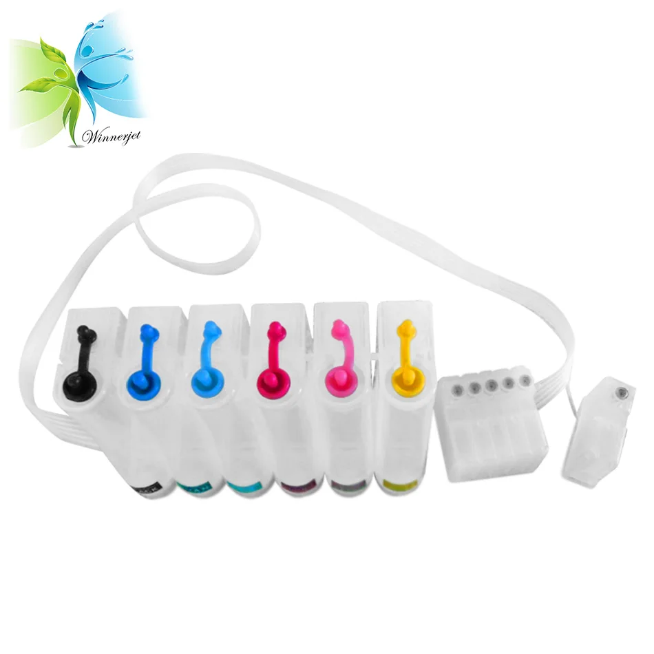 

Winnerjet Empty Continuous Ink Supply System CISS for EPSON 700 710 720 750 EX EX2 EX3 PRINTER