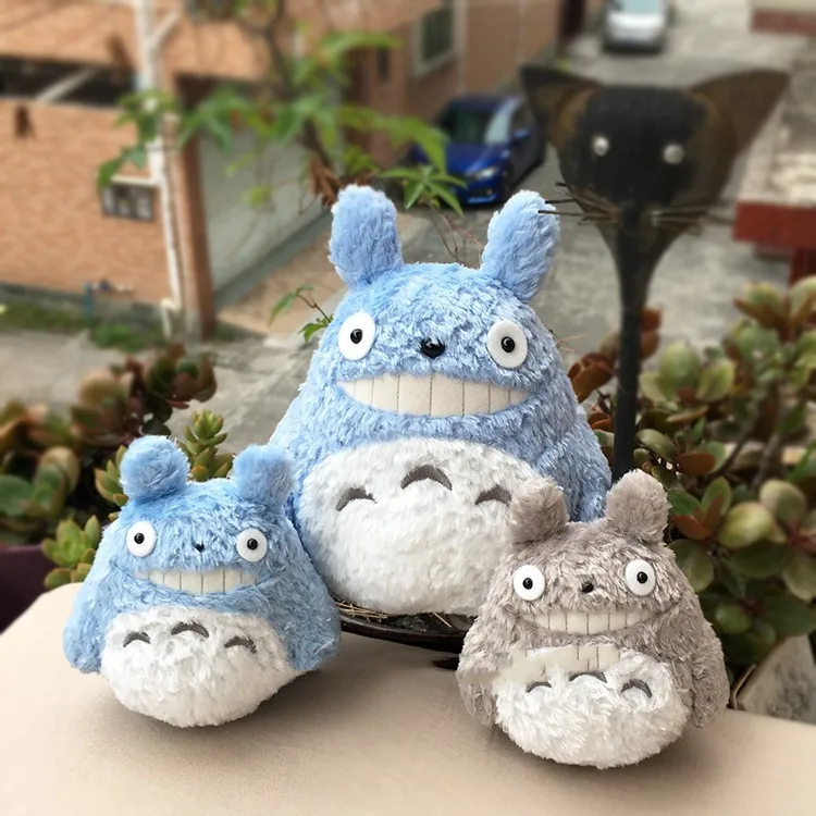 

New Original My Neighbor Totoro 20cm totoro Blue Gray cat Plush Doll Kids Toys Ghibli Gift