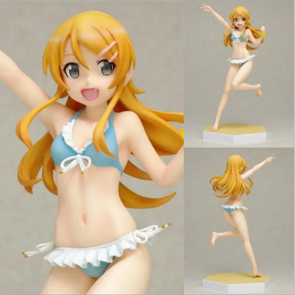 Nouveau 16cm ore no imouto ga konnani kawaii réveil ga nai maillot de bain Kousaka kirino figurine jouets poupée cadeau de noël avec boîte