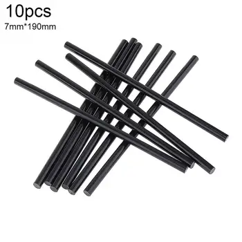 

10pcs 7mmx190mm Black Hot-melt Gun Glue Sticks Gun Adhesive DIY Tools for Hot-melt Glue Gun Repair Alloy Accessories