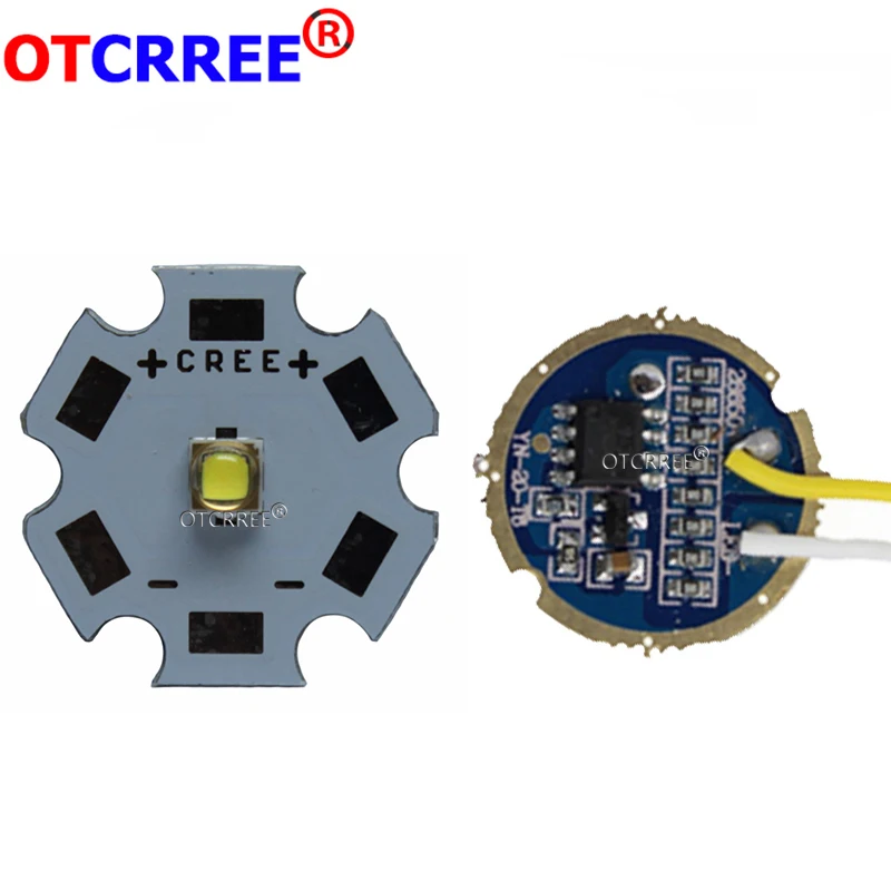 

1 Set Korea LG3535 5W led Emitter Cool White Neutral White Warm White High Power LED on 20mm/16mm PCB+DC3.7V 17mm 1Mode 5 Mode