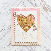 

Eastshape Letter Heart Frame Words Dies Border Backdrops Scrapbook Album Cutting Dies Stencil Embossing For Card Making Diecut