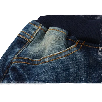 New Fashion boys jeans with letter print 2018 spring autumn good quality jean kids for age 3 4 5 6 7 8 9 11 12 13 years old B080 6