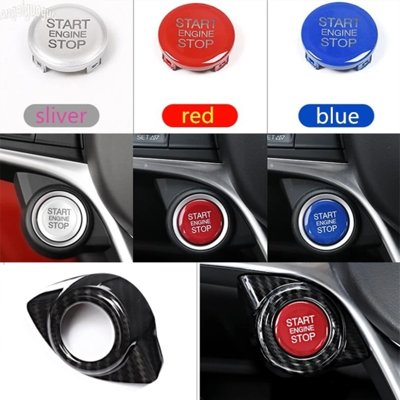 

Replace Ignition Switch For Alfa Romeo Stelvio Giulia Car Engine Start Stop Button Keyless System Cover Frame Trim Accessories