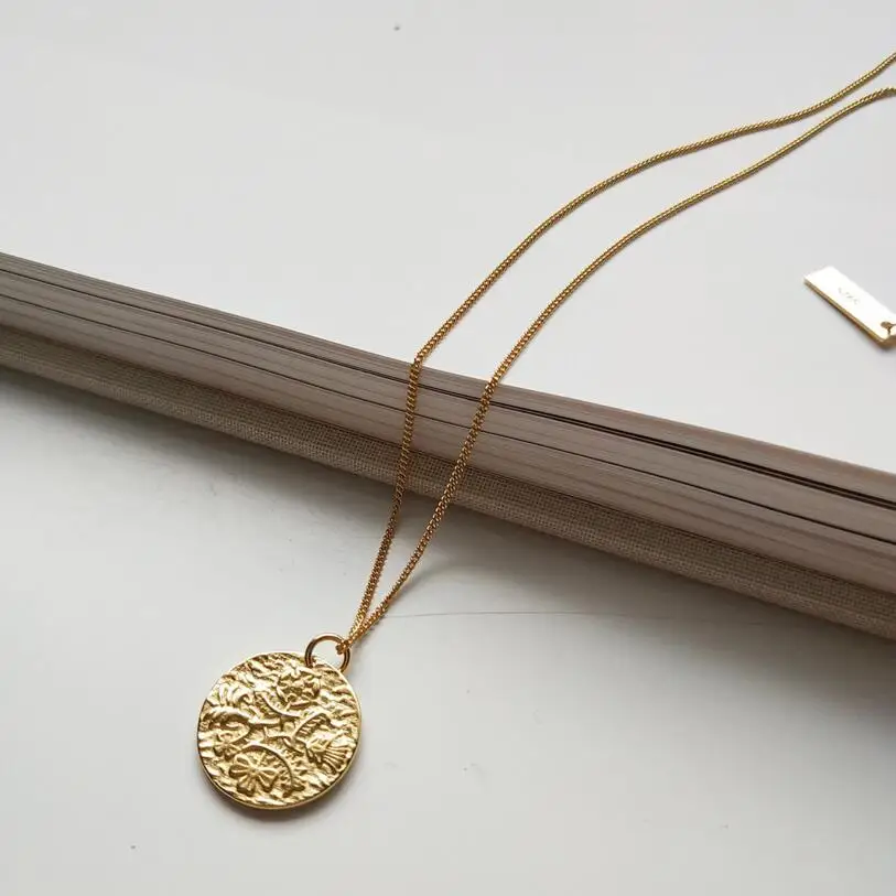 925 пробы серебряные Чокеры с созвездием, колье в стиле барокко с кулоном в виде монет, многослойные ожерелья-цепочки
