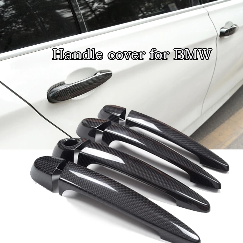 Чехол для ручки BMW x5 E70 X6 E71 M3 F80 M4 F82 F83 X5M X6M 100% натуральное углеродное волокно