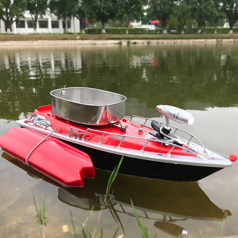 

Flytec 2011 - 3 Intelligent Wireless Electric RC Fishing Bait Boat Automatic Nesting Machine Double Bin Silent Function