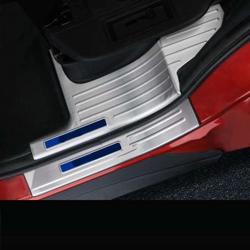 

Chromium Automovil Modified Foot Pedal Exterior High-grade Bright Sequins Decoration Sticker Strip 19 FOR Mitsubishi Outlander