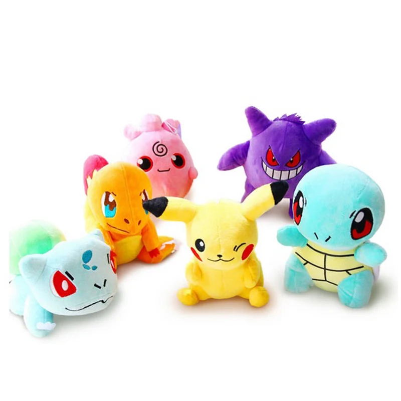 Stuffed e Plush Animais 20 cm pikachu charmander brinquedo Preenchimento : Algodão de Polipropileno