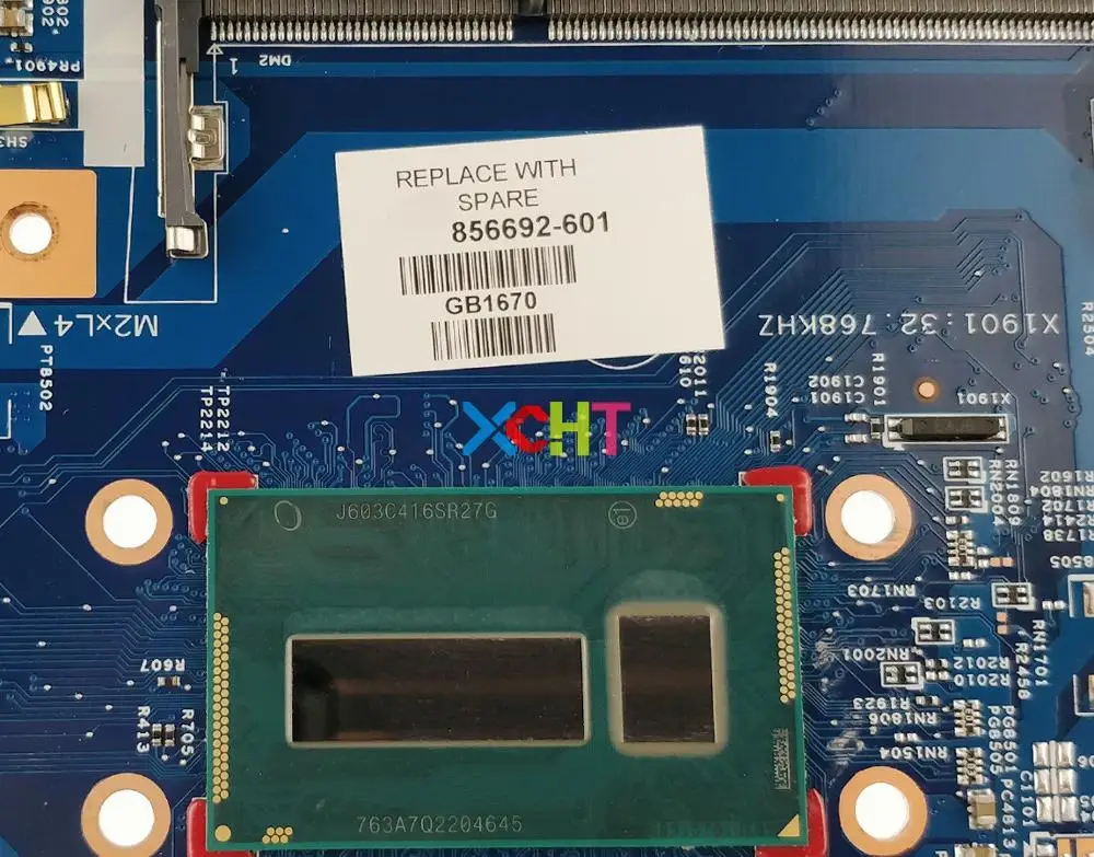 XCHT ل HP دفتر 17 17-X سلسلة 856692-601 856692-001 15287-1 448.08C01.0011 i3-5005U اللوحة المحمول اللوحة اختبار