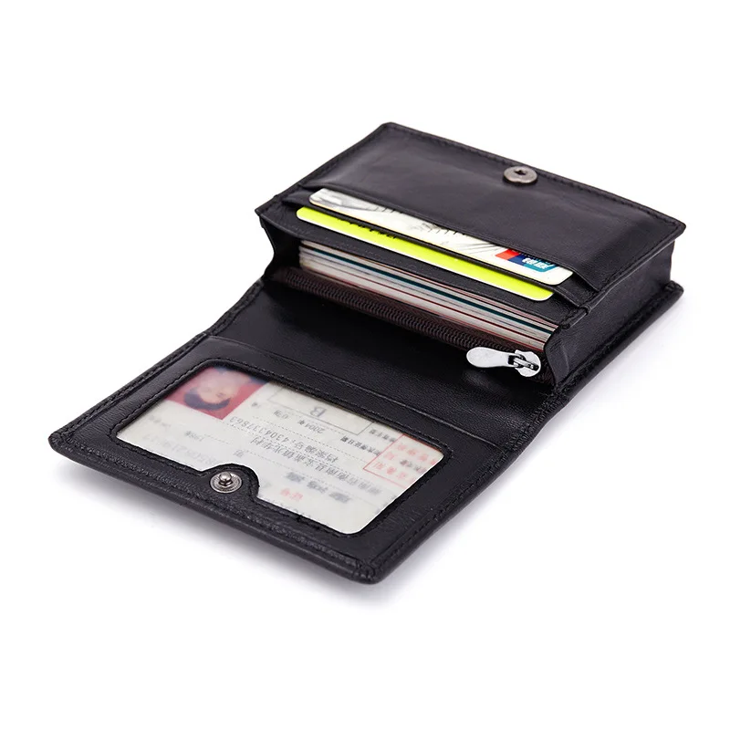 

CHIZIYO Car Keys Holder Genuine Leather Coin Multifunctional Document Bag Card Holder Driver License Business Card Organizer