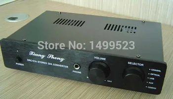 

DAC-01 black Tube DAC Preamp USB Audio Decoder + Headphone Amplifier with TE7022L usb daughter card