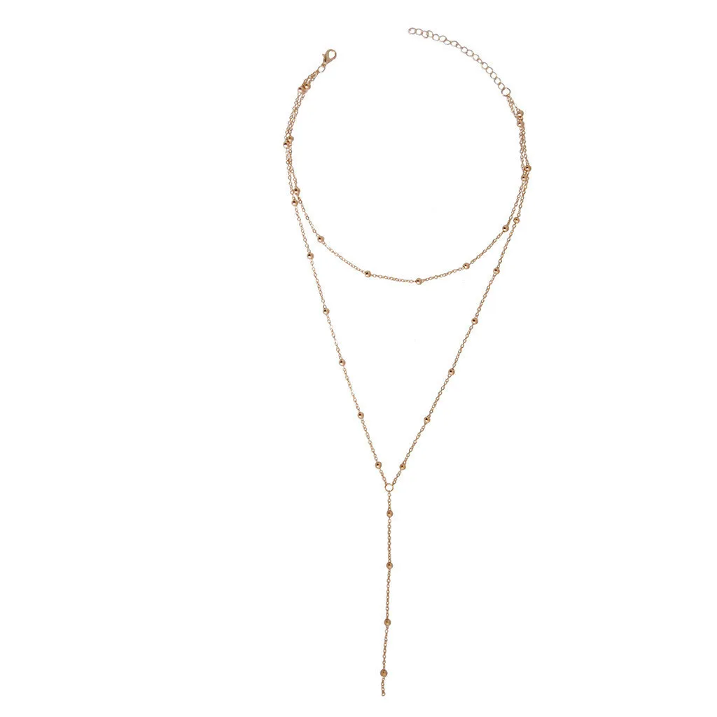 Стильный кулон женское ожерелье, бохо девушек ювелирное изделие колье в готическом стиле, Kolye тассель цепь колье девушки ожерелье de moda L0507