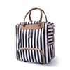 weekend Bag Women Trolley Luggage Rolling Suitcase Brand Casual Stripes Rolling Case Travel Bag on Wheels carry ons Suitcase ► Photo 3/6