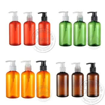 

20pcs/lot Capacity 220ML rounded shoulders (chunky paragraph) screw pump screw pump lotion pump bottle PP bottle