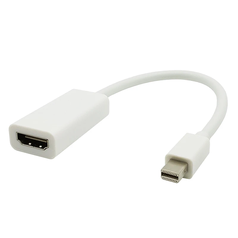 Mini DP to HDMI Converter Thunderbolt to HDMI Adapter Mini DisplayPort Cables Male to Female 1080P for Mac MacBook Projector (3)