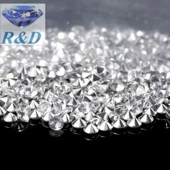 

Free Shipping ! 10000 pcs 4.5mm 1/3 Carat Acrylic Silver Diamond Table Scatter Confetti Wedding Party favor Decoration