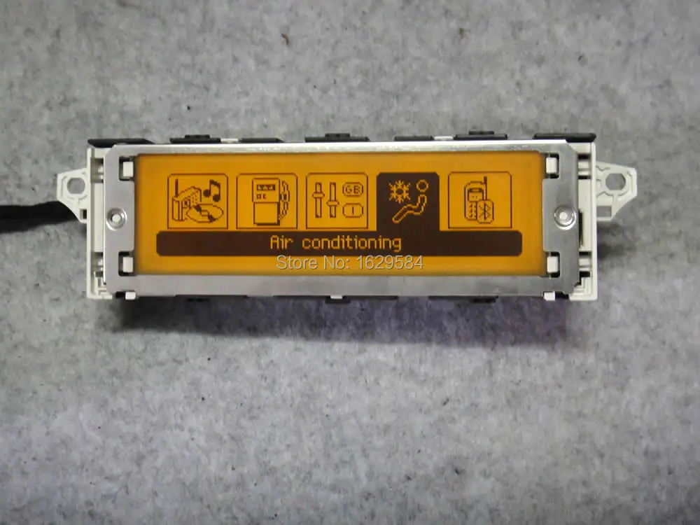 Авто Поддержка USB и Bluetooth дисплей желтый монитор кондиционер для peugeot 307 407 408 для citroen C4 C5