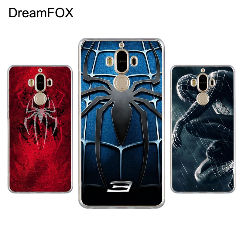 Dreamfox K207 Человек-паук 3 синий груди Мягкие TPU силиконовый чехол для Huawei Коврики G 7 8 9