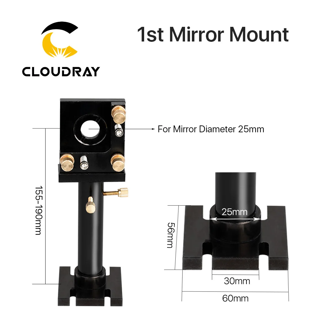 CO2 Laser Head / Mirror and Lens Integrative Mount laser cutting engraving