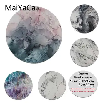 

MaiYaCa Tribal Waves Stripe Ivory On Black Anti-Slip Durable Silicone Computermats Size for 22x22x0.2cm Colorful Mouse Pad