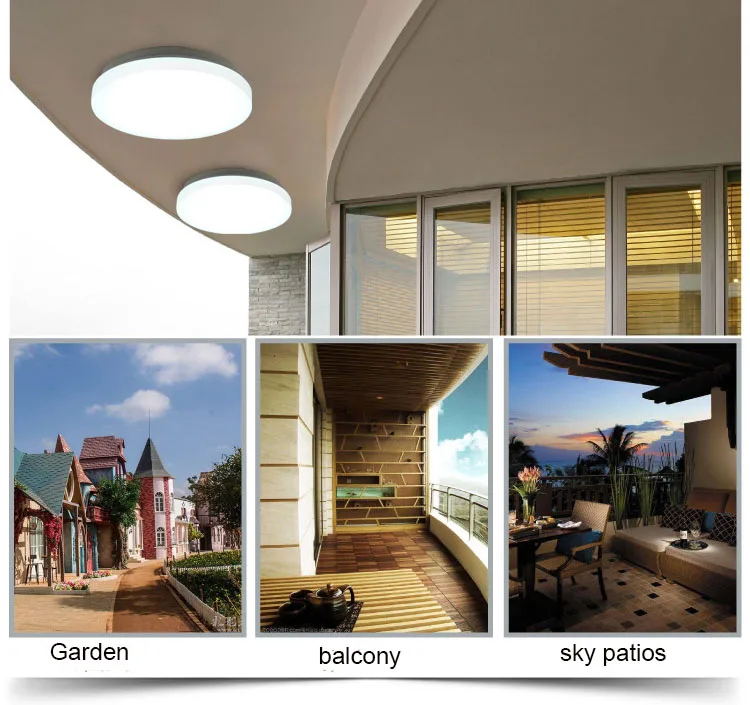 Lâmpada de Teto Sensor de Movimento Casa de Banho Superfície Impermeável Montado 85-265 v Luzes Modernas Corredor Luminárias Led Ip64 16 modernas casa de banho corredor luminárias