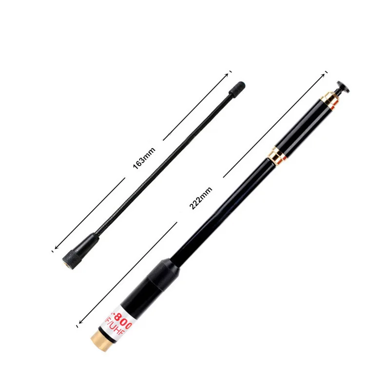 High Quality AL-800 144/430MHz SMA-M Telescopic Antenna for Walkie Talkie Two Way Radio YAESU VX-2R TONGFA UV-985 High Quality AL-800 144/430MHz SMA-M Telescopic Antenna for Walkie Talkie Two Way Radio YAESU VX-2R TONGFA UV-985