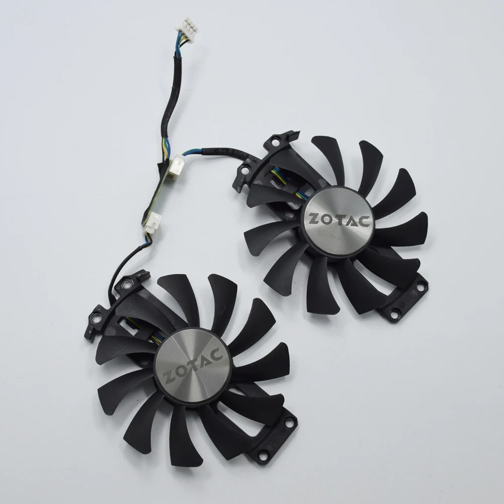 75mm Ga91s2h Ga81s2u Dc 12v 0 35a 4pin Cooler Fan Replacement For Zotac Gtx960 Gtx 960 Graphics Video Card Cooling Fans Fans Cooling Aliexpress