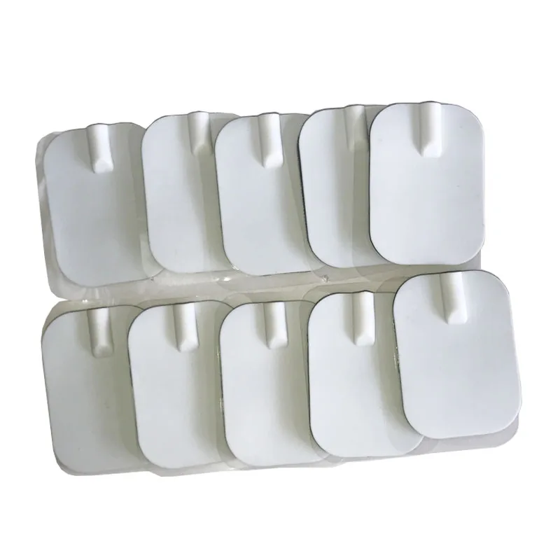 10pcs/6*4cm Massager Electric Pads for Tens Acupuncture Slimming Massage Digital Therapy abs Nerve Muscle Stimulator Health Care