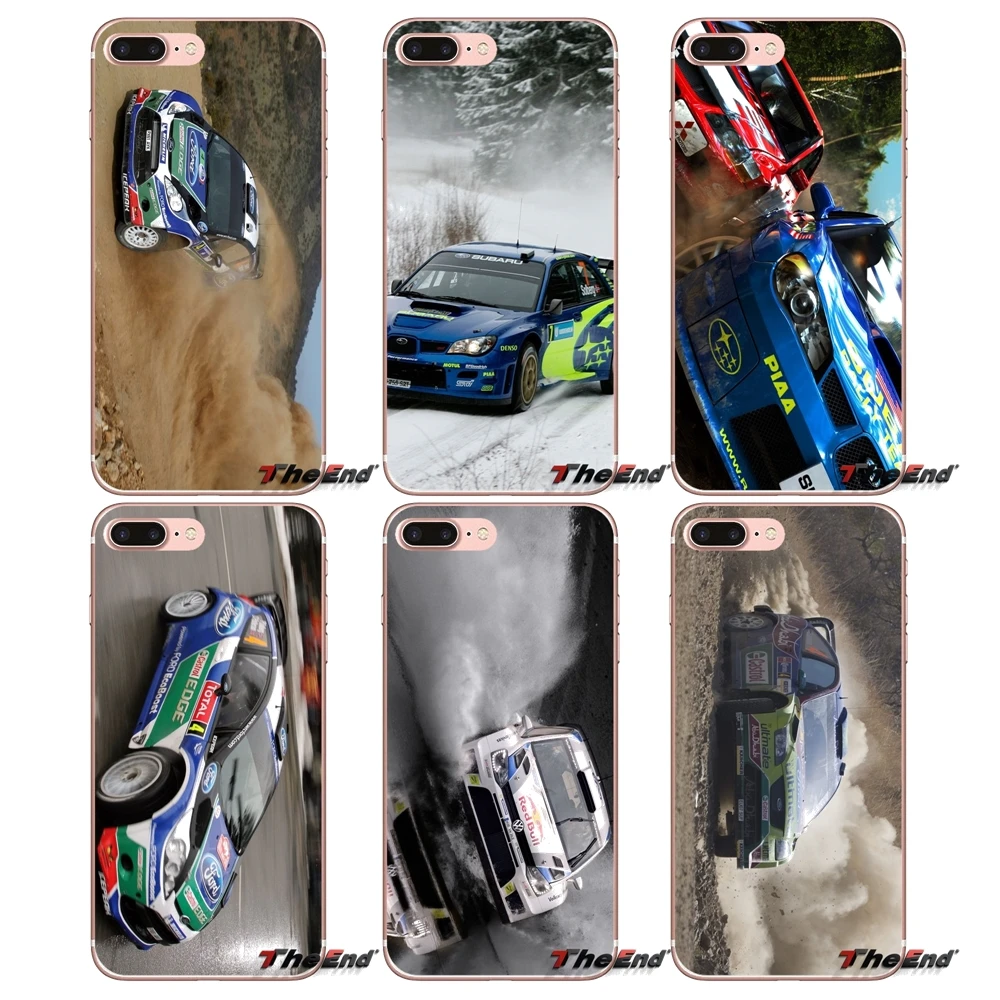 Прозрачные мягкие чехлы для Samsung Galaxy S3 S4 S5 MINI S6 S7 edge S8 S9 Plus Note 2 3 4 5 8 WRC Car Racing |